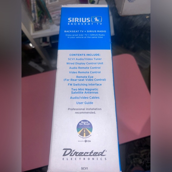 Sirius Satellite Radio SCV1 Universal Add On Kit With Optional Video - Picture 7 of 9